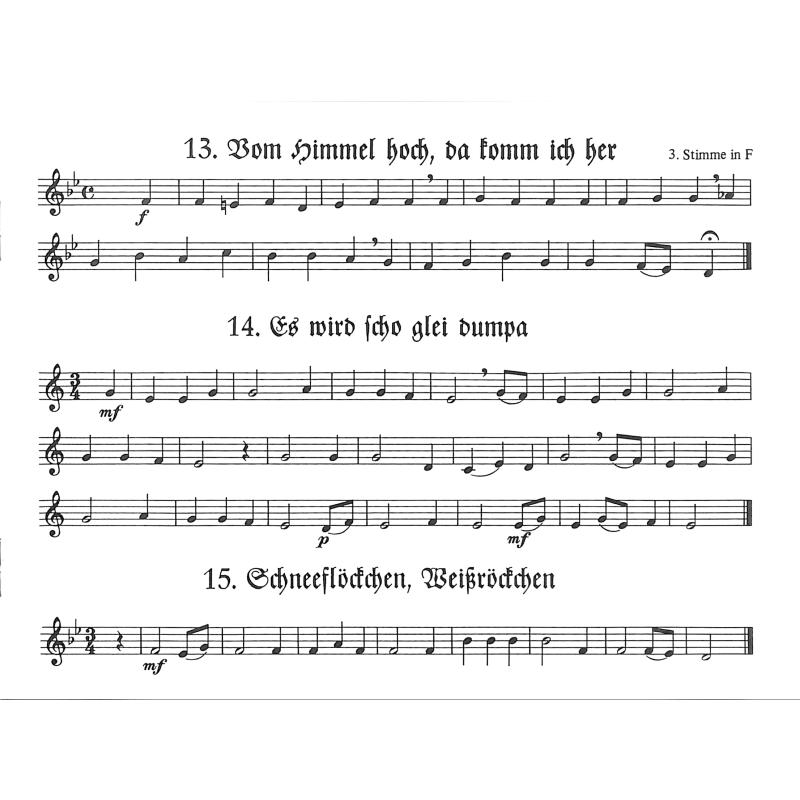 27 Lieder zur Weihnachtszeit 1