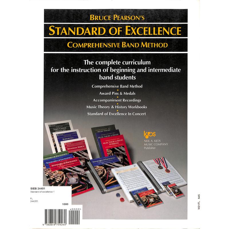 Standard of excellence 1