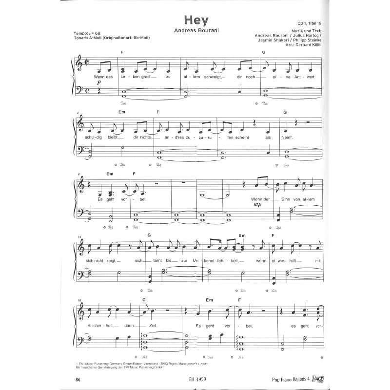 Die 40 besten Pop Piano Ballads 4