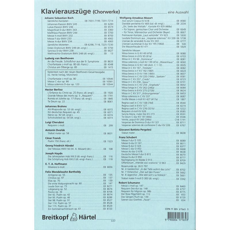 Kantate 11 lobet Gott in seinem Reichen BWV 11