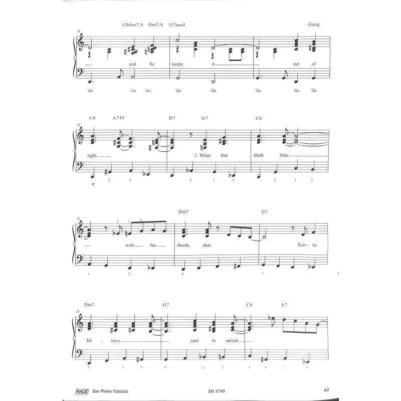 Bar Piano Classics - 20 bekannte Songs