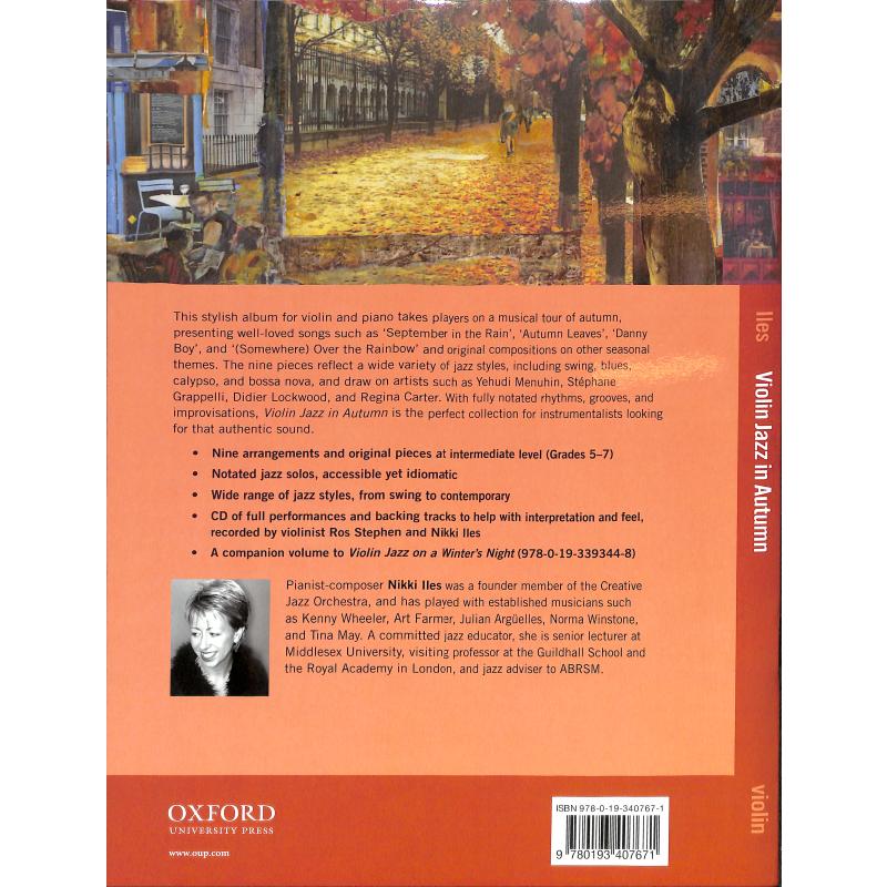 Violin Jazz in autumn
