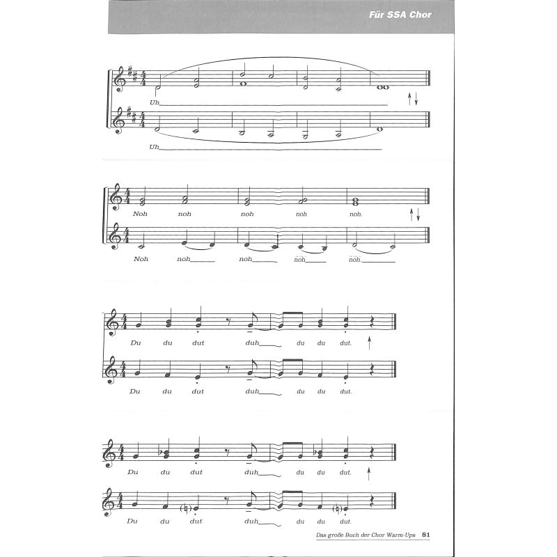 Das grosse Buch der Chor warm ups