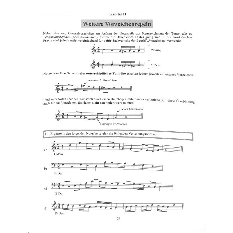 Musiktheorie klipp und klar 1
