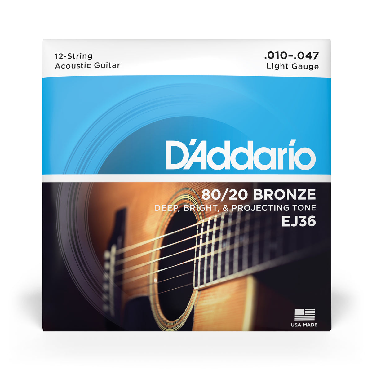 EJ36 Bronze 10-47 12-string