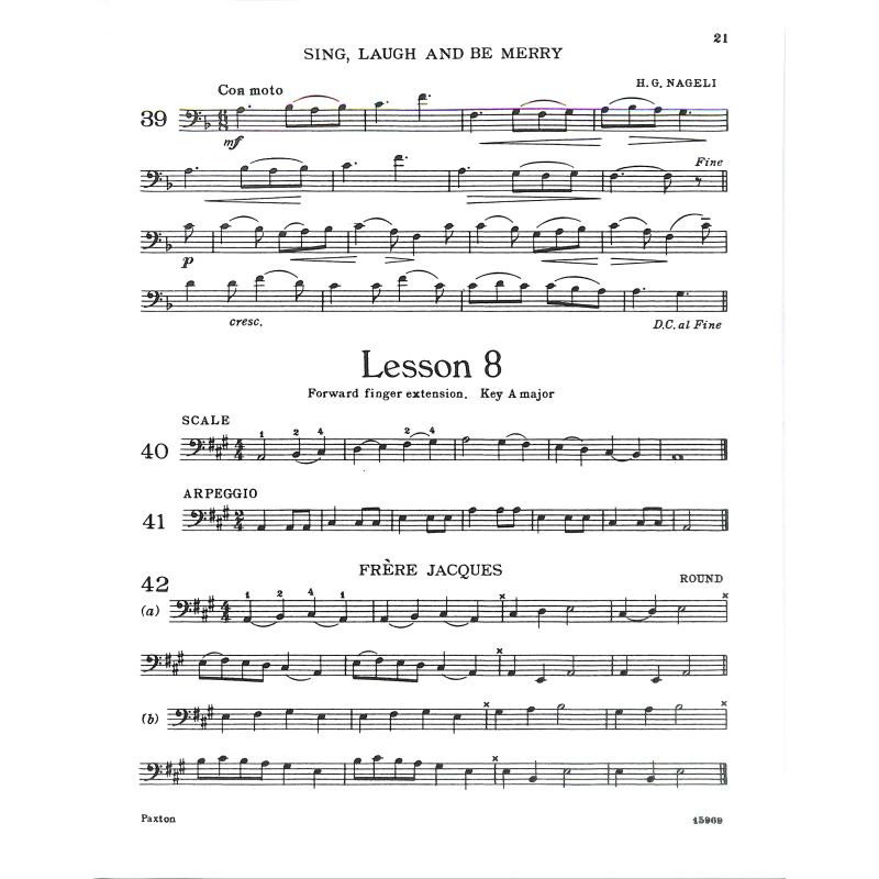 Second year violoncello method