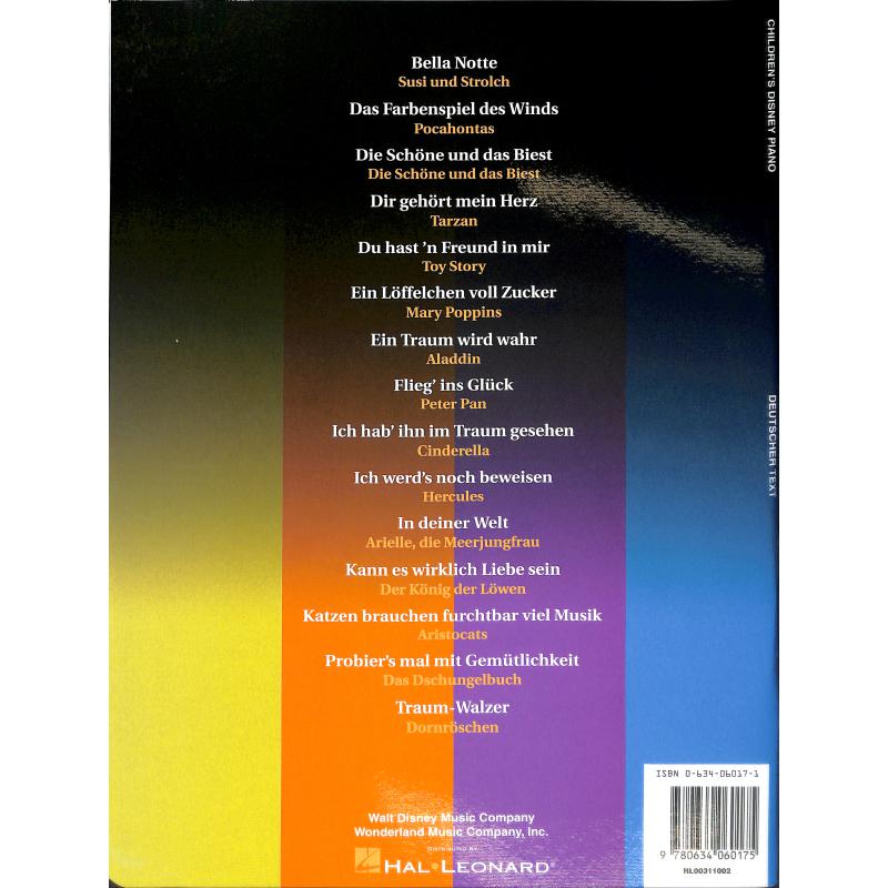 Children's Disney piano