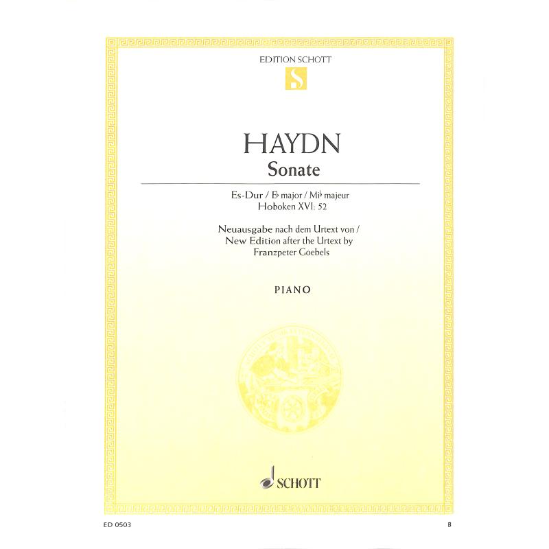 Sonate Es-Dur Hob 16/52