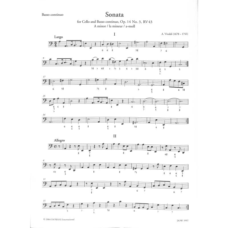 Sonate a-moll op 14/3 RV 43