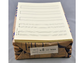 5 Bogen Notenpapier A4 hoch