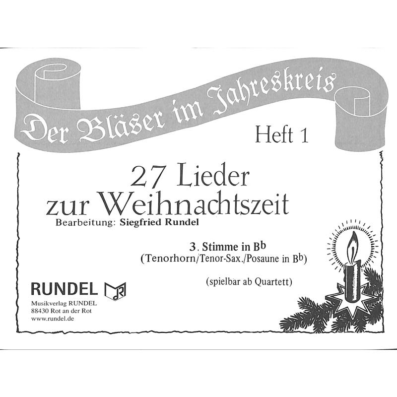 27 Lieder zur Weihnachtszeit 1