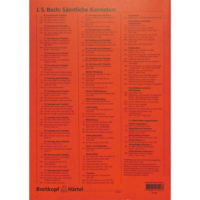 Kantate 99 was Gott tut das ist wohlgetan BWV 99