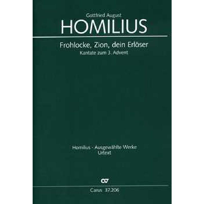 Frohlocke Zion dein Erlöser HOWV 2.5
