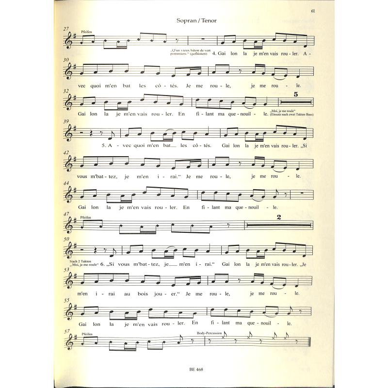 Weltmusik für Chor