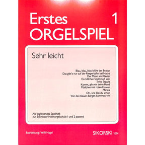 Erstes Orgelspiel 1