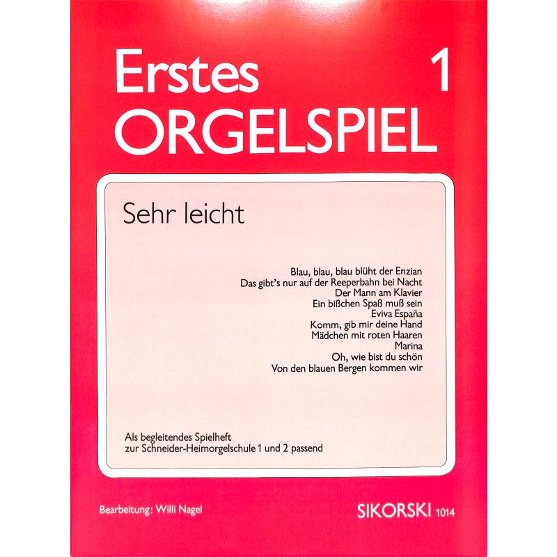 Erstes Orgelspiel 1