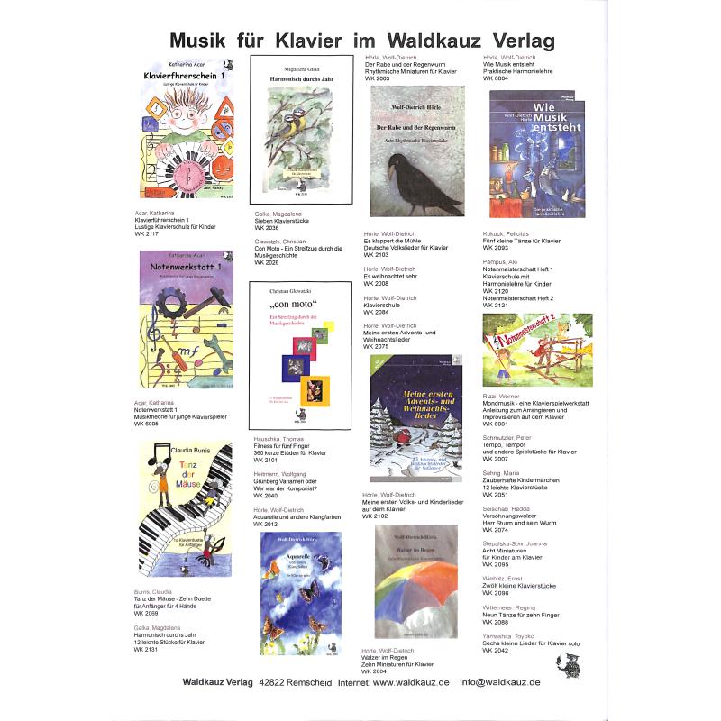 Klavierführerschein | Lustige Klavierstücke für Kinder