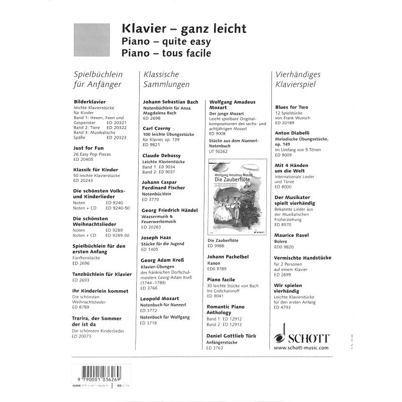 Von Bach bis Beethoven 1 | 43 leichte Originalkompositionen