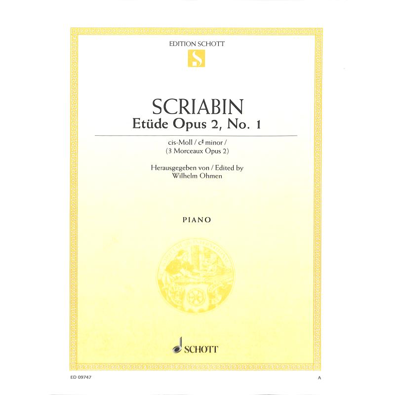 Etüde cis-moll op 2/1