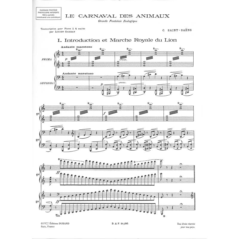 Carnaval des animaux