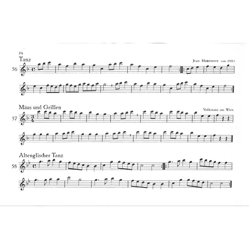 Altflötenschule für den Anfang