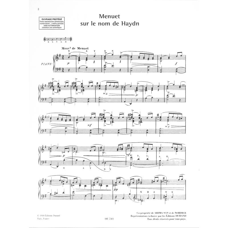 Menuett sur le nom de Haydn