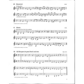 Spielbuch 1 - Spielstücke Kanons + Duette