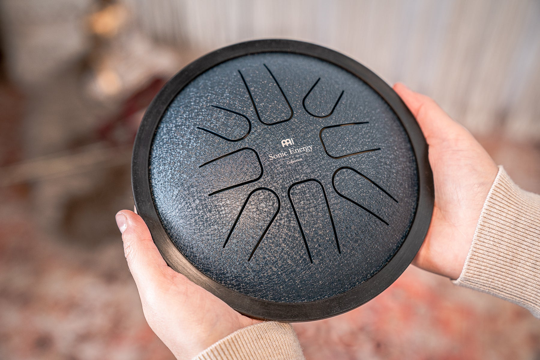 Small Steel Tongue Drum navy