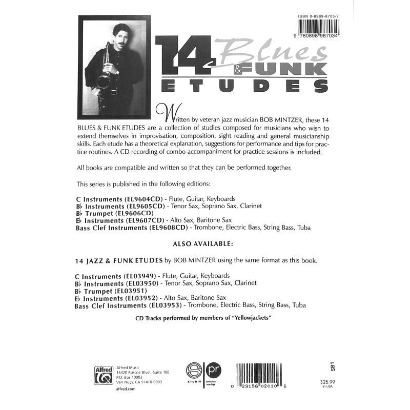 Patterns for Jazz for treble clef instruments