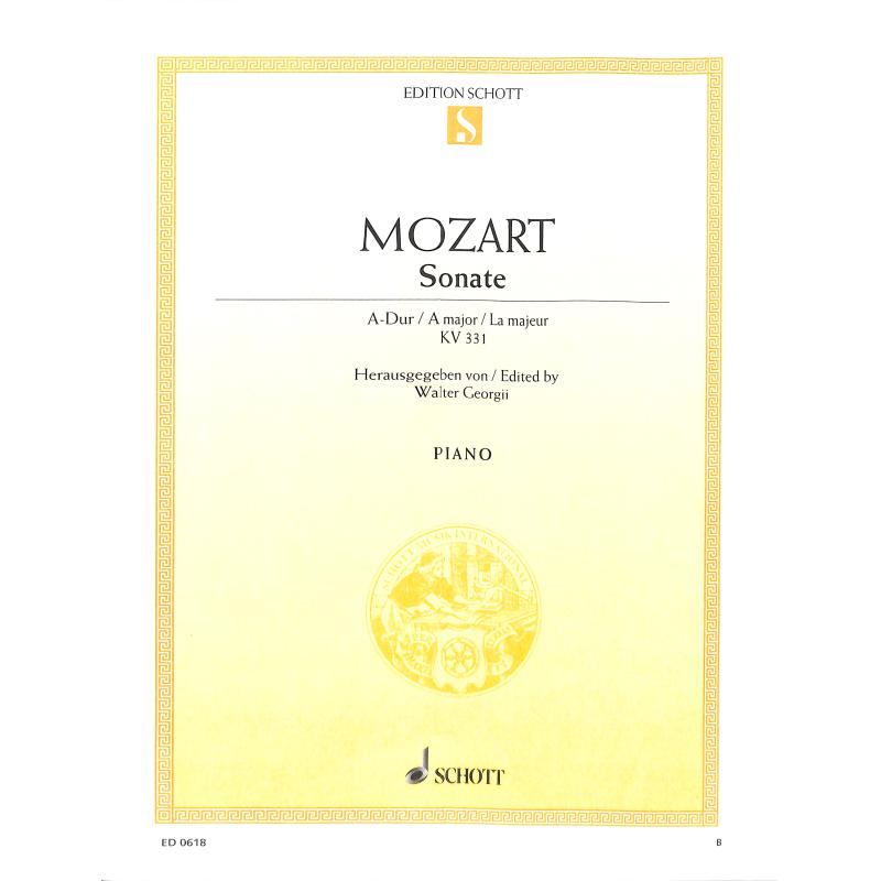 Sonate 11 A-Dur KV 331 (300I) (Alla turca)