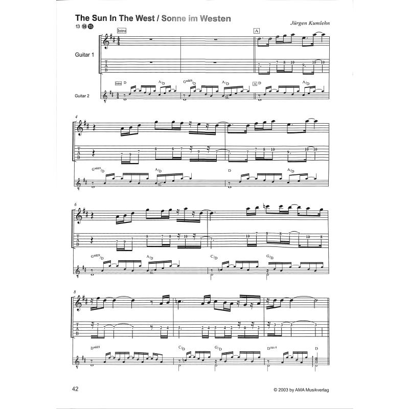 2 - 10 Duette im Stil von Romantik Blues Bossa Nova Samba Po