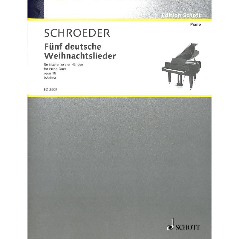 5 deutsche Weihnachtslieder op 18