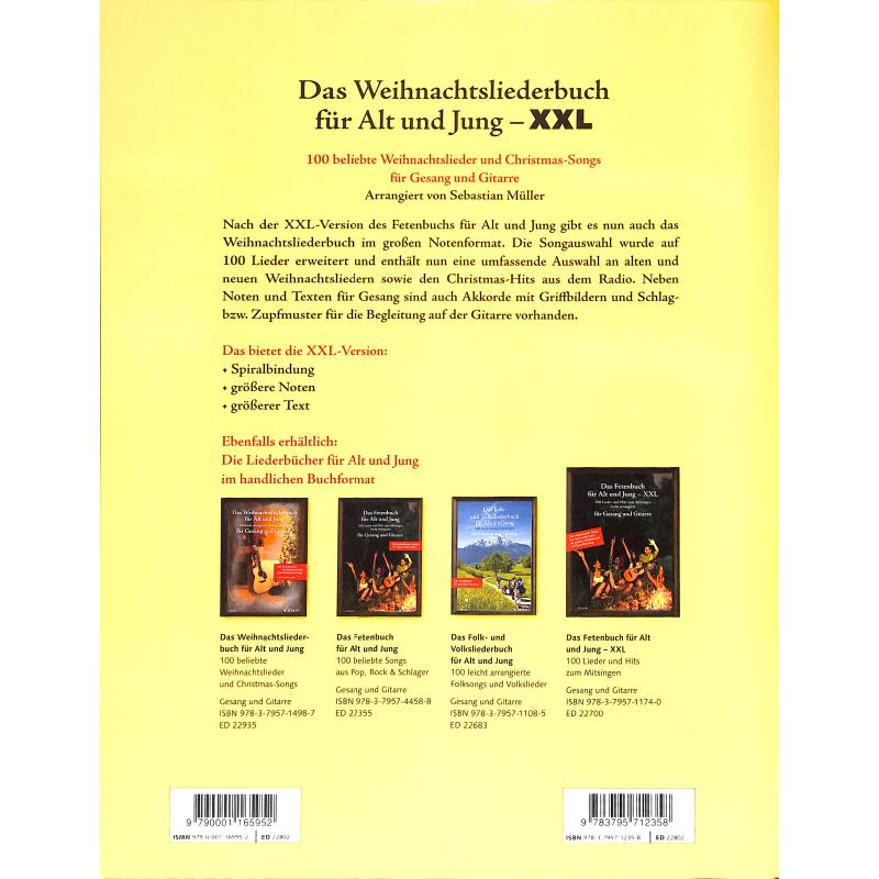 Das Weihnachtsliederbuch für Alt und Jung