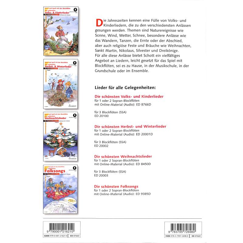 Die schönsten Volks + Kinderlieder