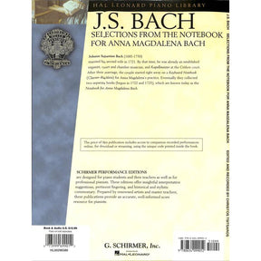 Selections from the notebook for Anna Madgalena