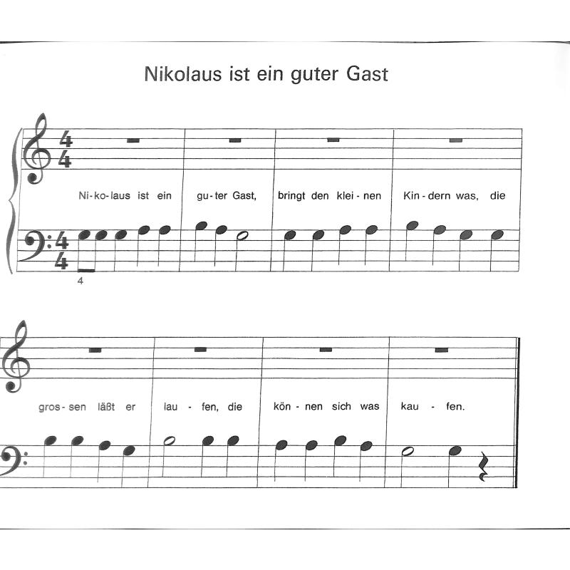 Erste Weihnacht am Klavier