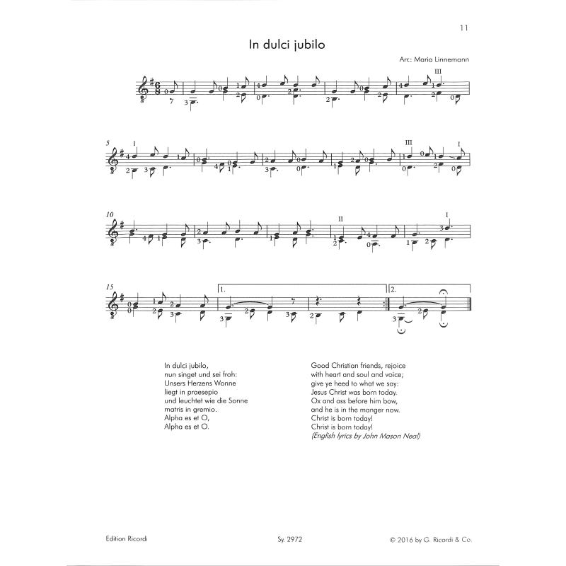 Christmas carols
