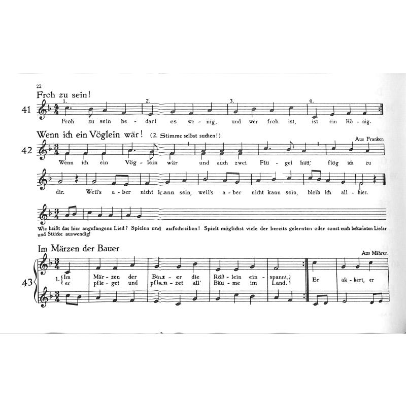 Flötenbüchlein für die Schule 1