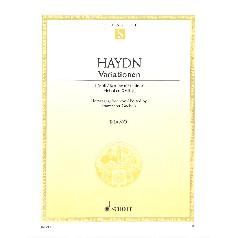 Variationen f-moll (Hob 17:6)