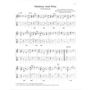 Pop + Rock christmas for classical guitar