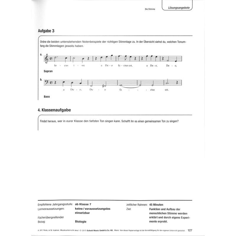 Musikunterricht akut