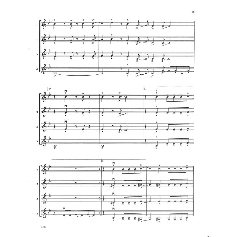Pop quartets for all