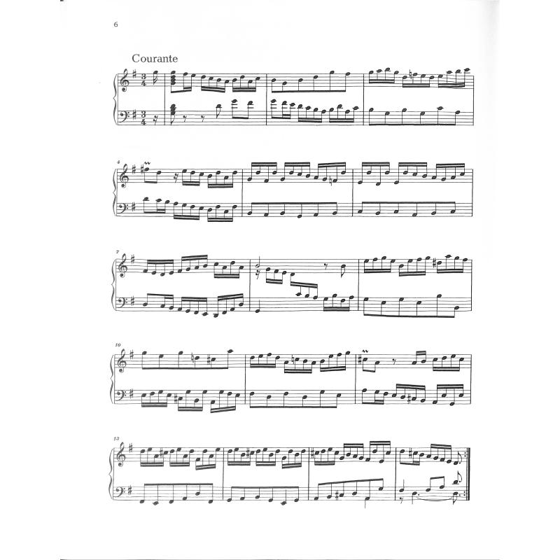 Französische Suite 5 G-Dur BWV 816