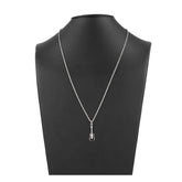 Anhänger Gitarre Silber+Kette