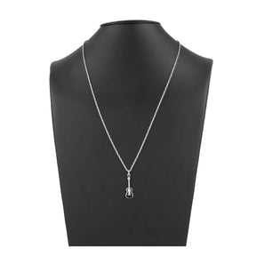 Anhänger Gitarre Silber+Kette