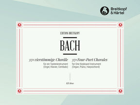 371 vierstimmige Choralgesänge