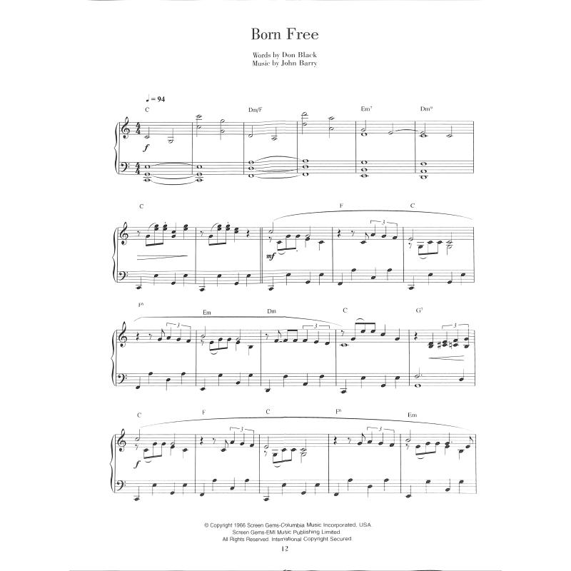 Great piano solos - Film book