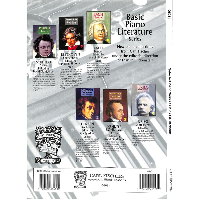 Selected piano works