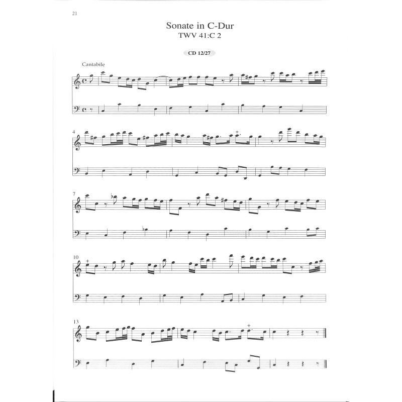 4 Sonaten (Getreue Musikmeister)