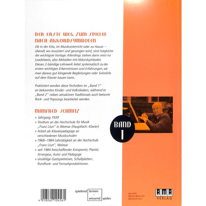 Klavier spielen nach Akkordsymbolen 1